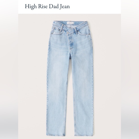 Abercrombie & Fitch | Jeans | Nwtaf High Rise Dad Jeans | Poshmark